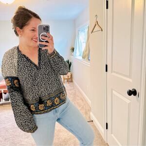 Sea New York Beaded Long Sleeve Top XS